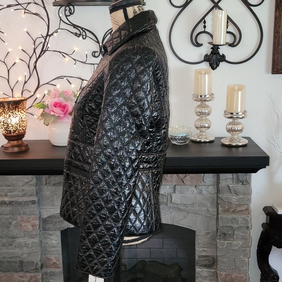 Joseph Ribkoff Weston Black Quilted Jacket - Picture 4 of 9